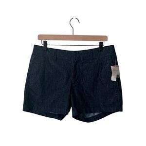Gap Stretch Khaki Bermuda Dark Blue Jean Shorts, New with Tags